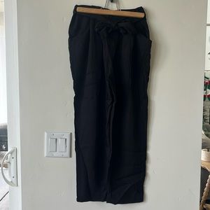 Amour Vert Black Twill Pant
